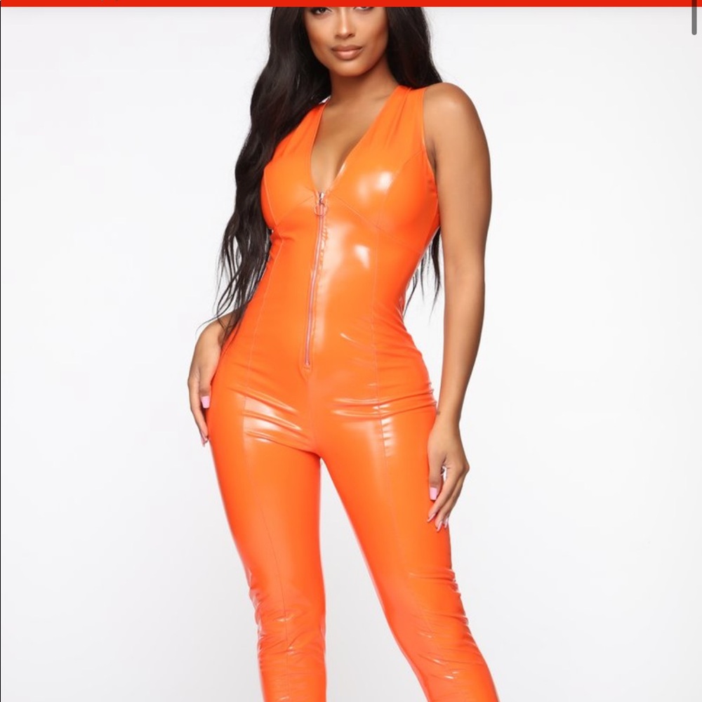 Orange Jumpsuit / Body suit